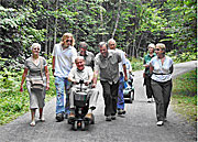 Health walk in Bedgebury Forest